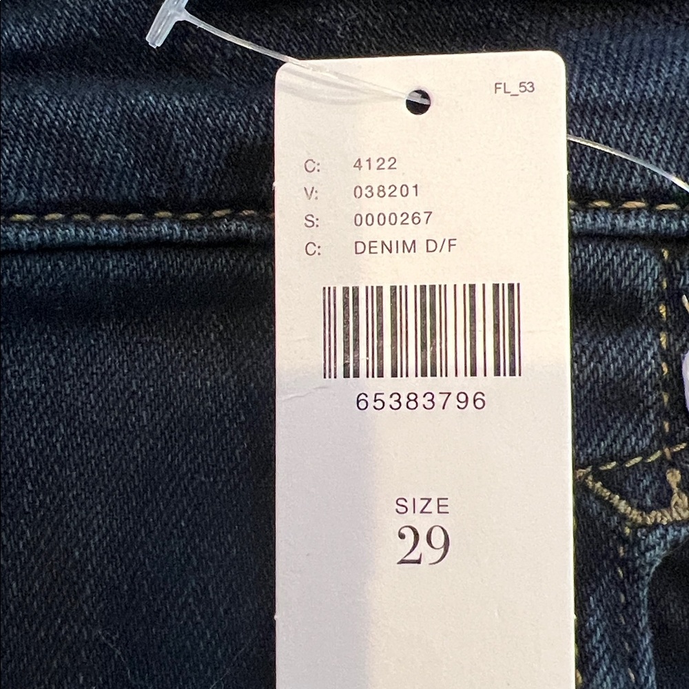 Pilcro Women's Boot Cut Jeans - Dark Blue - Picture 6 of 7